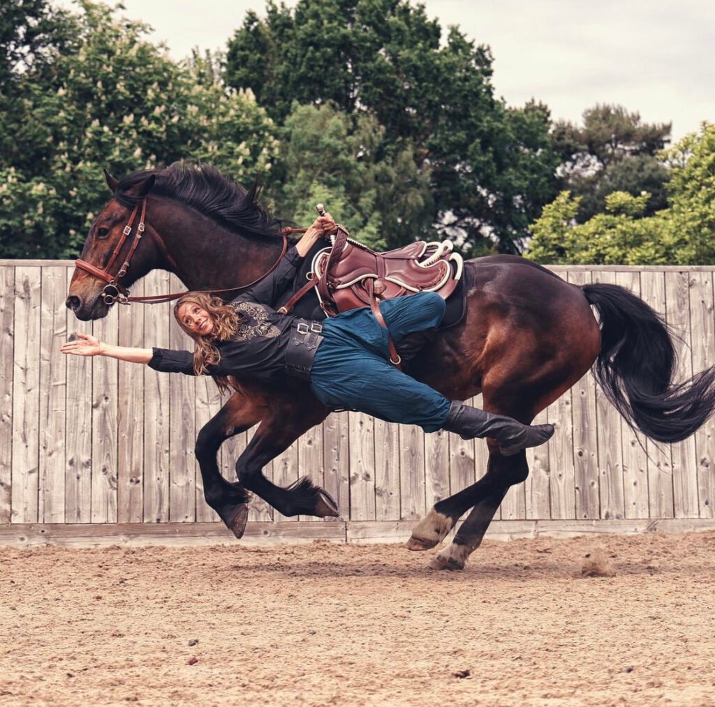 Trick Riding-Defying Gravity on Horseback