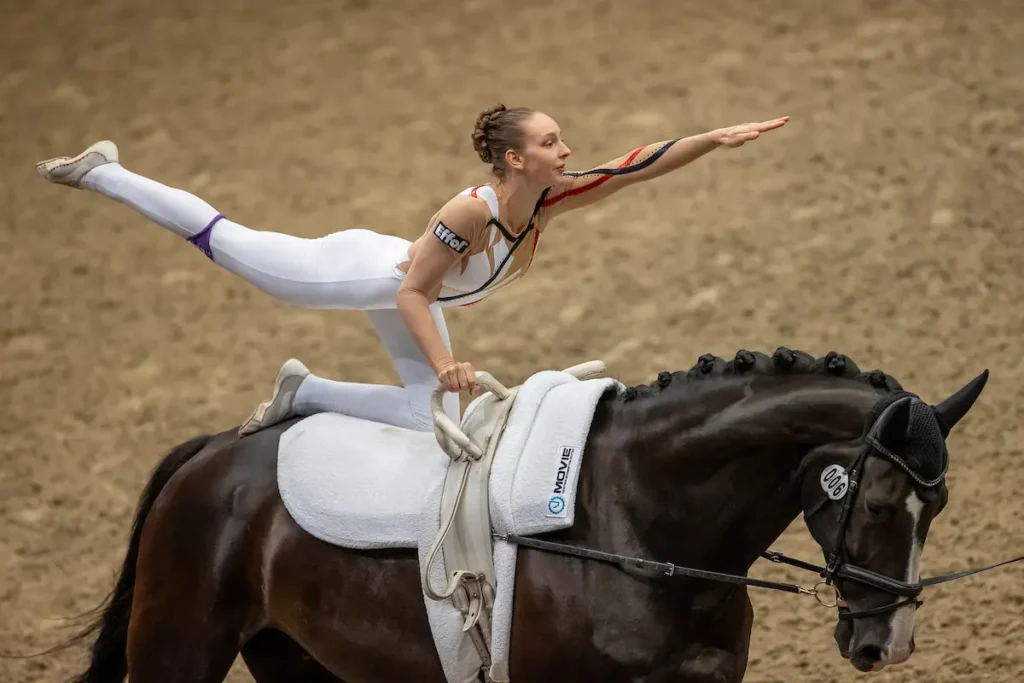 Vaulting-Gymnastics on Horseback