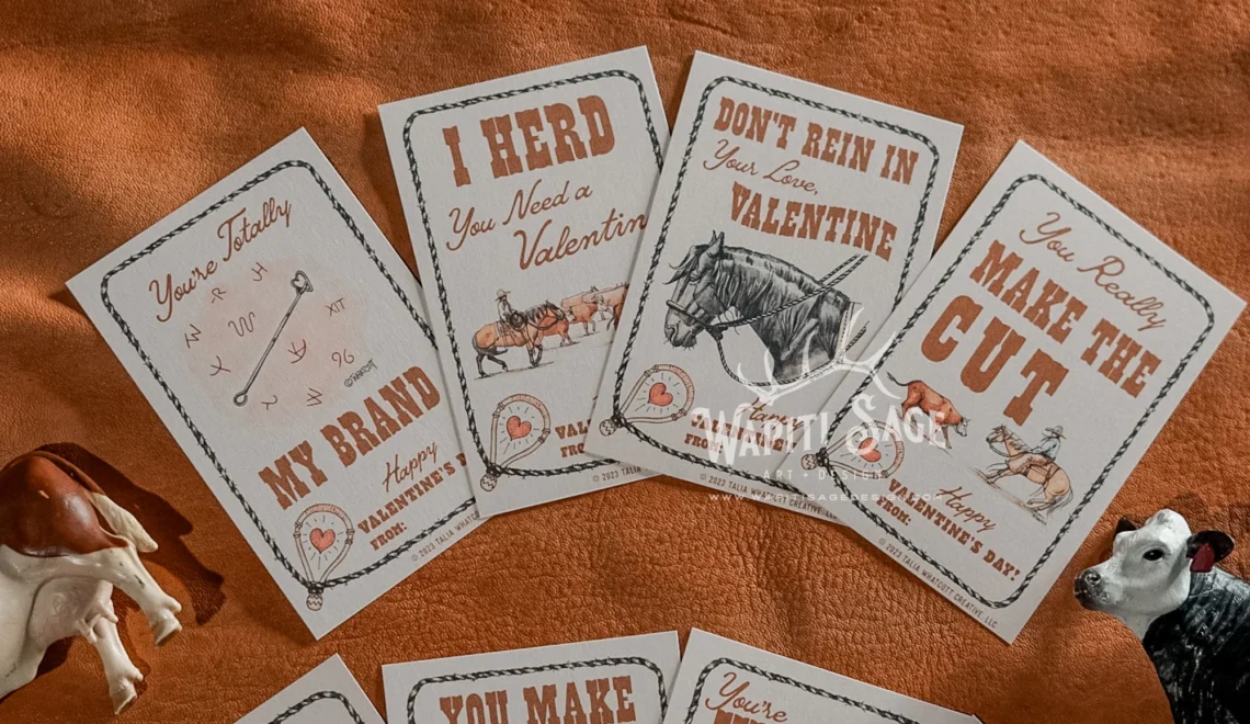 Celebrate Love the Western Way-Unique Valentines Day Card