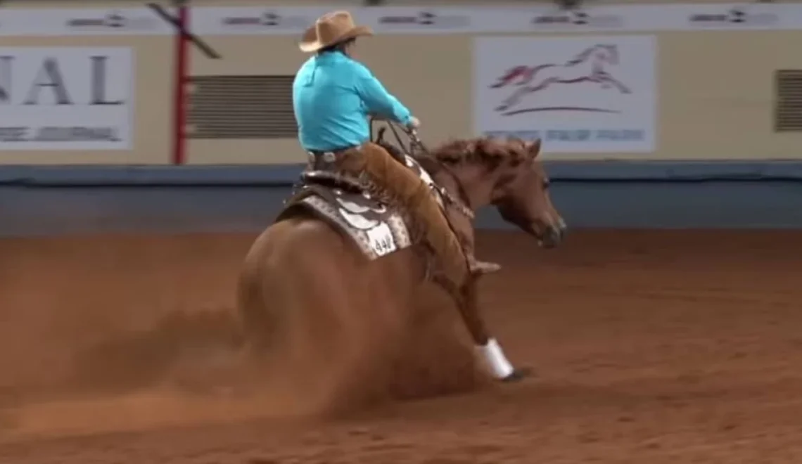 Dan Huss Legendary Bridleless Run at AQHA World Show