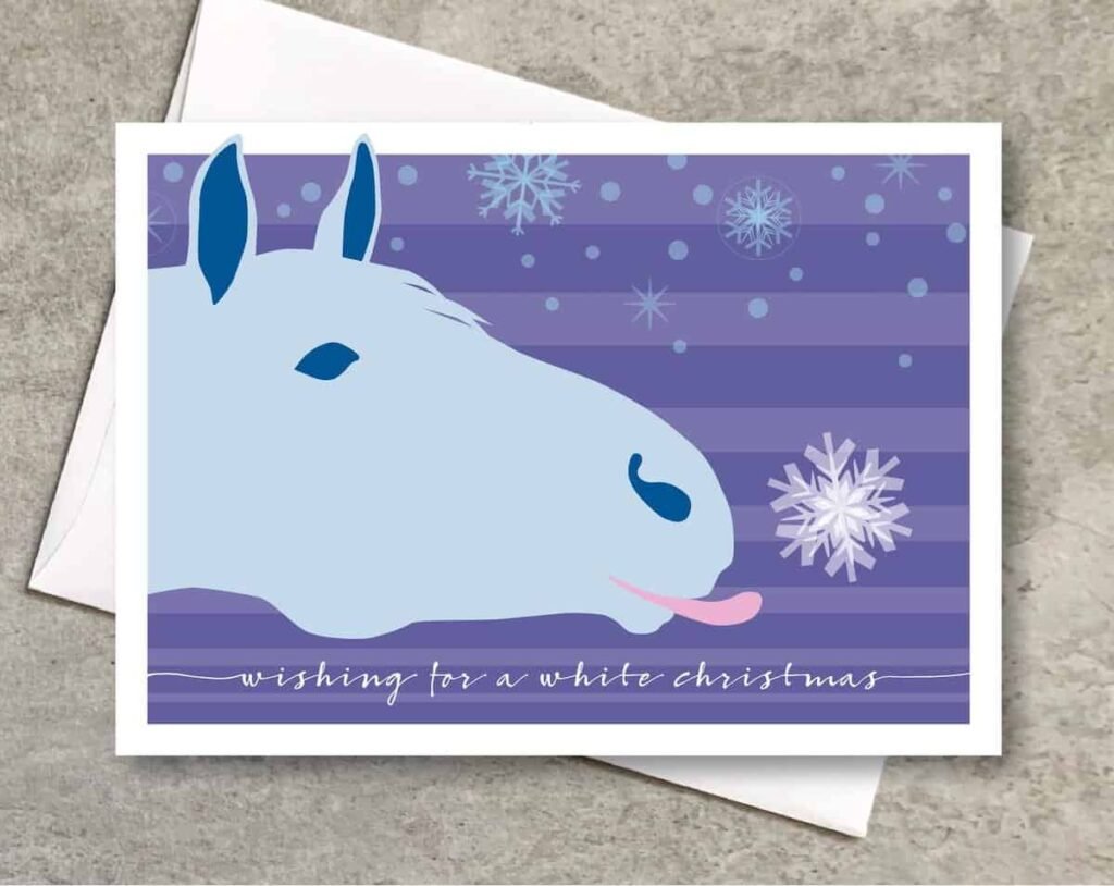 Funny Horse Christmas Cards