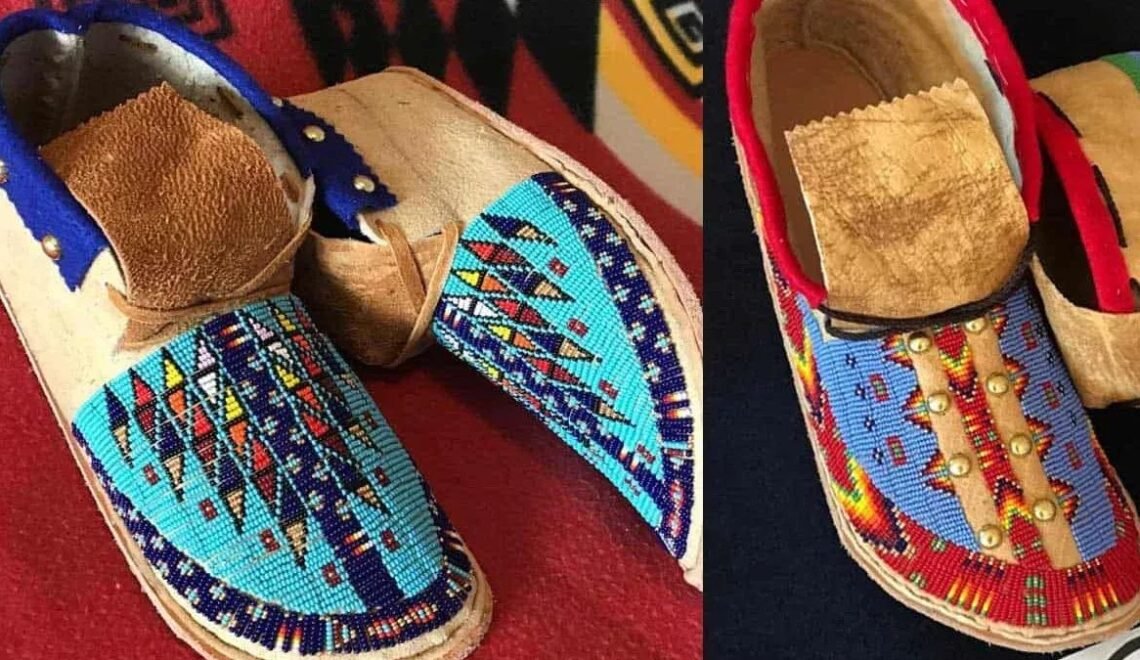 Handmade Beaded Moccasins-The Art of John Murie