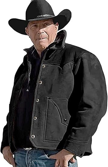 John Dutton Jacket-Rip Wheeler Jacket-Cowboy John Dutton Coat Quilted Jacket Cotton-Kevin Costner Costume Season 68 002
