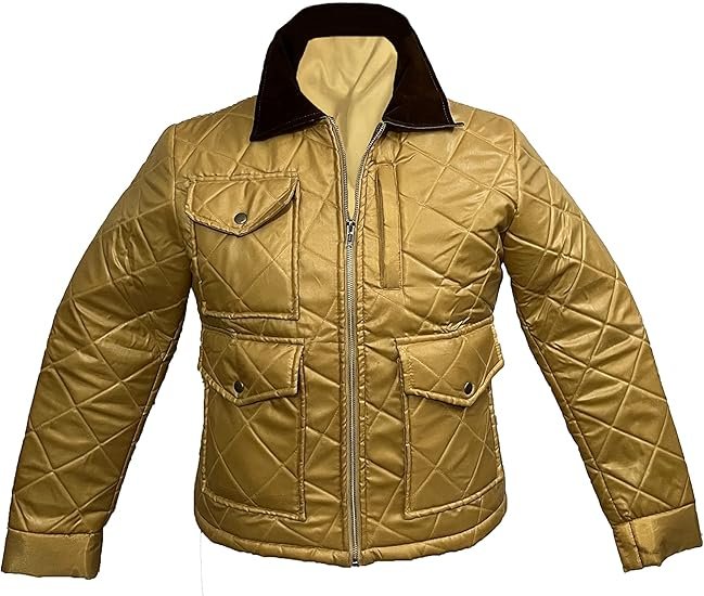 John Dutton Jacket-Rip Wheeler Jacket-Cowboy John Dutton Coat Quilted Jacket Cotton-Kevin Costner Costume Season 68 006