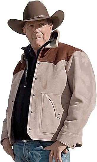 John Dutton Jacket-Rip Wheeler Jacket-Cowboy John Dutton Coat Quilted Jacket Cotton-Kevin Costner Costume Season 68