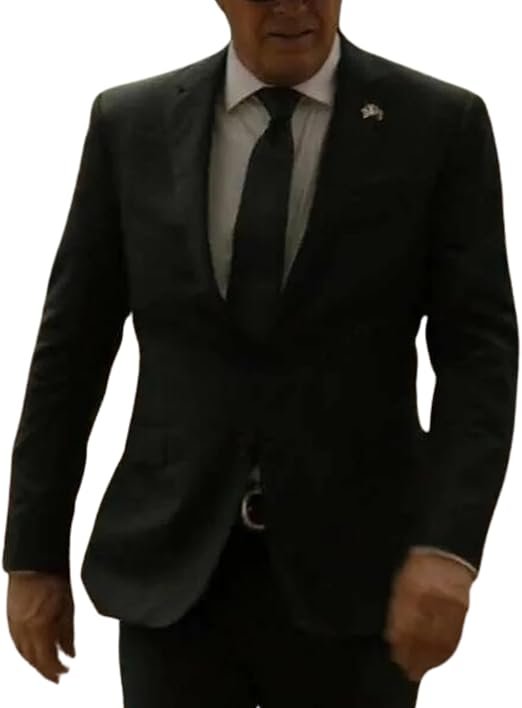 John Dutton Yellowstone Season 5 Black Blazer(Large)