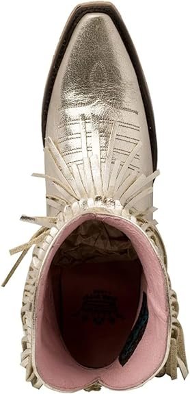Junk Gypsy Women’s Spitfire Fashion Booties Snip Toe Gold 001