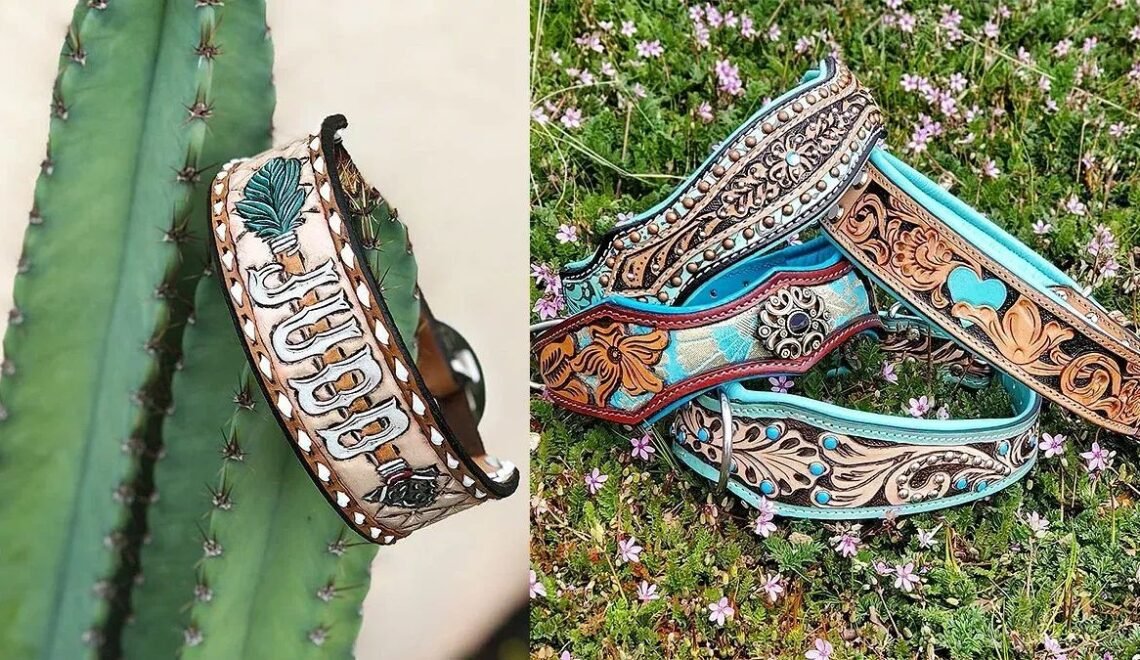 Stylish Tooled Dog Collars for Your Pup