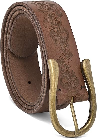 Timberland Women's Casual Leather Belt for Jeans