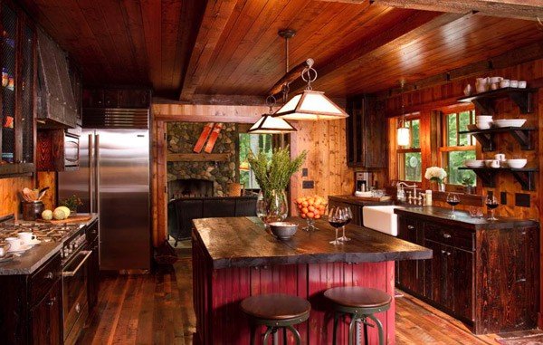 Weathered-Wood-and-Country-Red-Cabinets