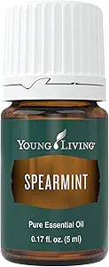 Young Living Spearmint Essential Oil 5ml – 100% Pure & Premium-Grade – Provides Aromatic Comfort – Ideal for Massage and Diffusion – Refreshing Aromatherapy